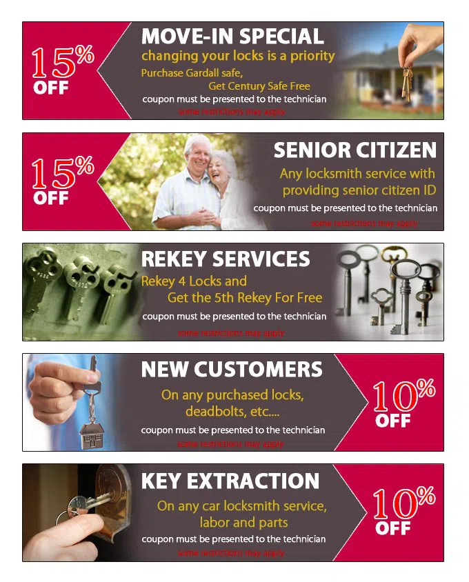 Vancouver Elite Locksmith Vancouver, WA 360-667-3327 - coupon23-set-five